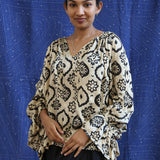 Ajrakh Bell Sleeve Top