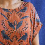 Ajrakh Short Sleeve Top