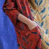 Ajrakh Silk Kimono