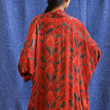 Ajrakh Silk Kimono