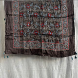 Ajrakh Mini Square Scarf