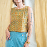 Ajrakh Tank Tie Top