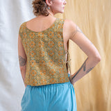 Ajrakh Tank Tie Top