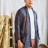Ajrakh Silk Kimono