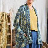Ajrakh Silk Kimono