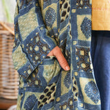 Ajrakh Silk Kimono