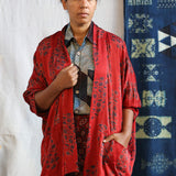 Ajrakh Silk Kimono