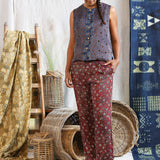 Ajrakh Vest Top
