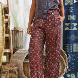 Ajrakh Button Pants