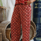 Ajrakh Button Pants