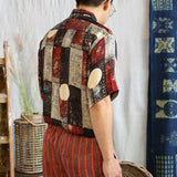 Ajrakh Short Sleeve Unisex Shirt