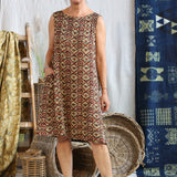 Ajrakh Shift Dress
