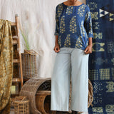 Ajrakh Half Sleeve Top