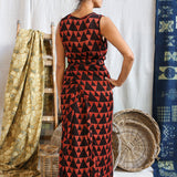 Ajrakh Wrap Dress