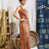 Ajrakh Wrap Dress