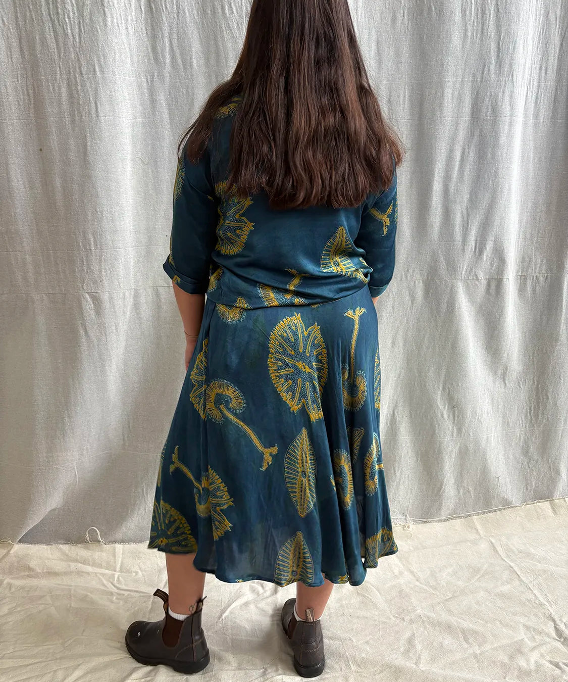 Ajrakh Half Sleeve Top