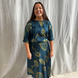 Ajrakh Midi Wrap Skirt