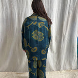 Ajrakh Silk Kimono