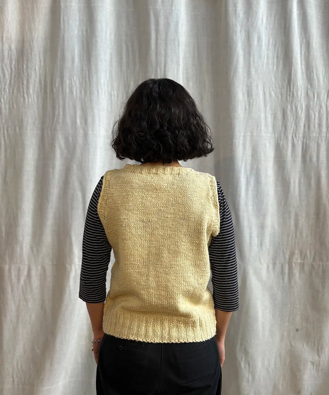 Handknitted Sheep Vest