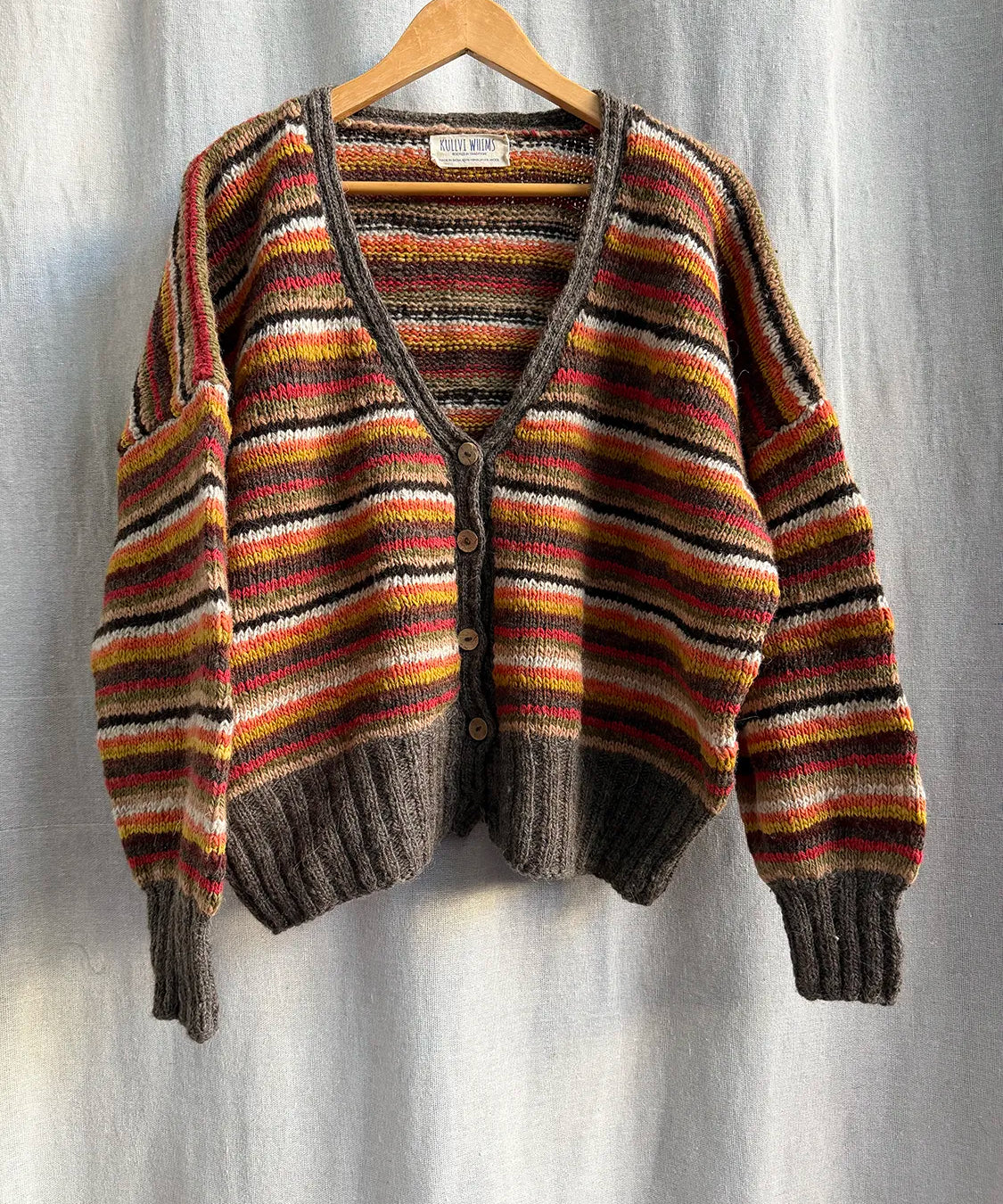 Stripe Oversized Cardigan