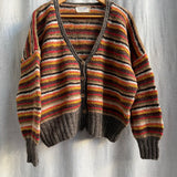 Stripe Oversized Cardigan