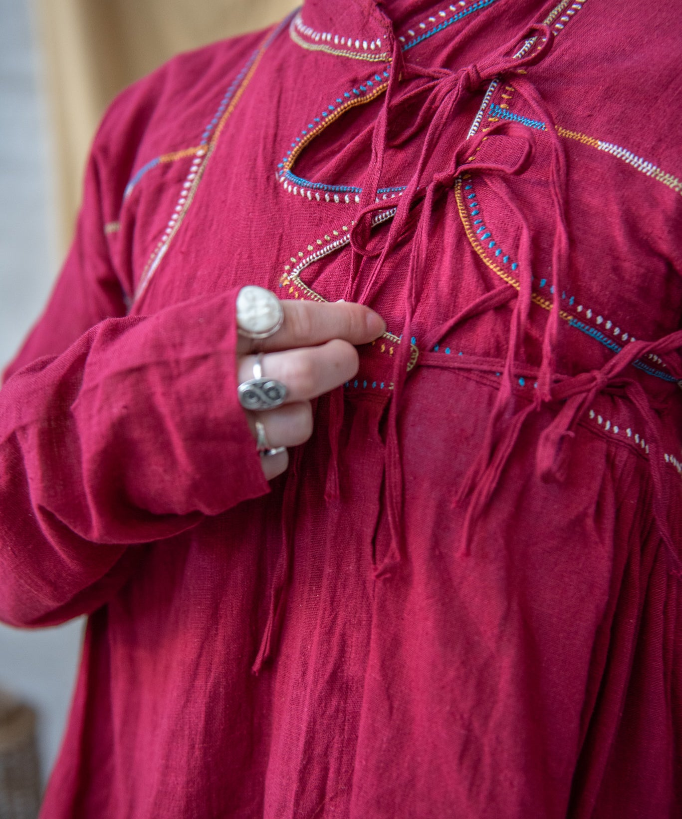 Hand Embroidered Kediya Jacket