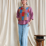 Patchwork Tank Tie Top