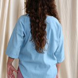 Plant Dyed Half Sleeve Top