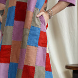 Plant Dyed Patchwork Shift Dress