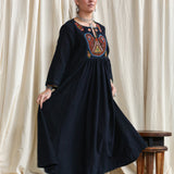 Embroidered Long Dress