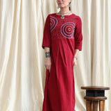 Plum Long Dress