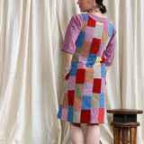 Plant Dyed Patchwork Shift Dress
