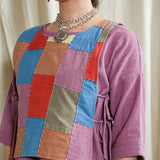Patchwork Tank Tie Top