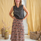 Ajrakh Maxi Wrap Skirt