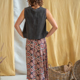 Ajrakh Maxi Wrap Skirt