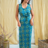Ajrakh Wrap Dress