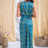 Ajrakh Wrap Dress