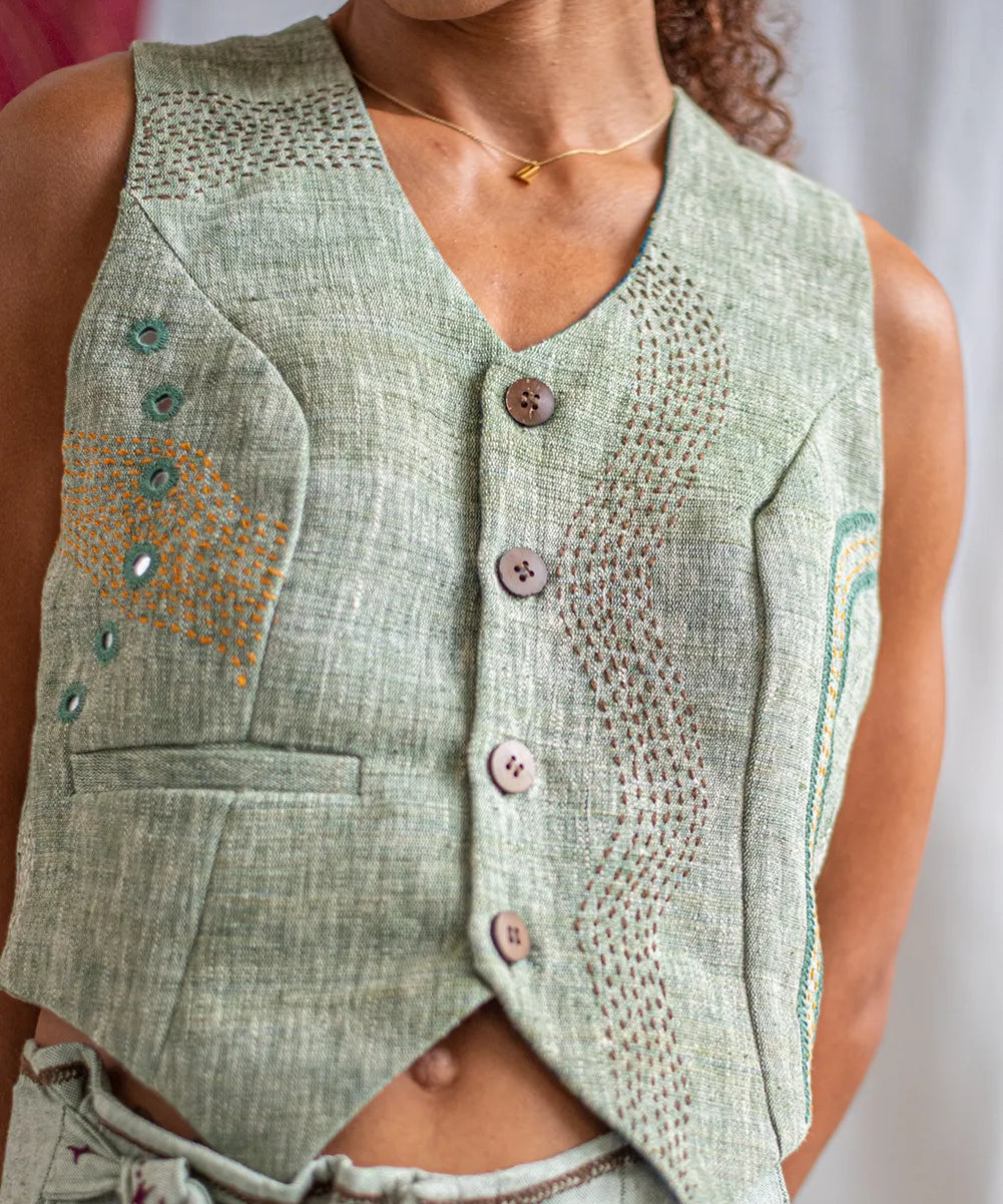 Kala Cotton Waist Coat