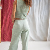 High Waist Tie Pants