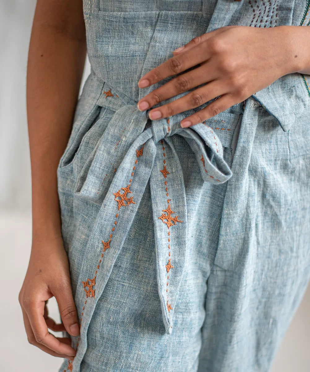 High Waist Tie Pants