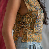 Appliqué Patch Tank Tie Top