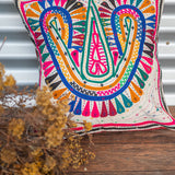 Embroidered Rabari Cushion