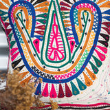 Embroidered Rabari Cushion