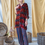 Velvet Oversized Shirt