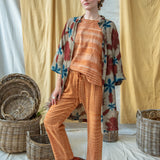 Clamp Dyed Oversized Shirt