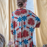 Clamp Dyed Oversized Shirt