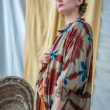 Clamp Dyed Oversized Shirt