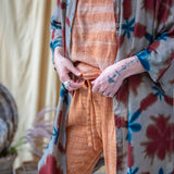 Clamp Dyed Oversized Shirt