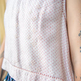 Embroidered Tank Blouse