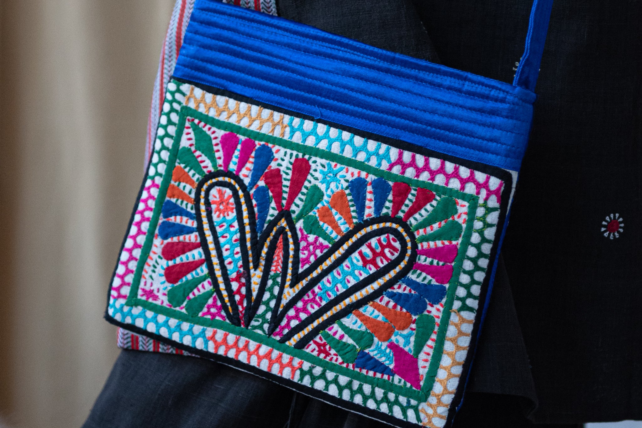 Embroidered Rabari Crossbody Bag